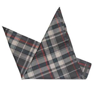 Gascoigne Large Pocket Square Plaid Cotton Men's